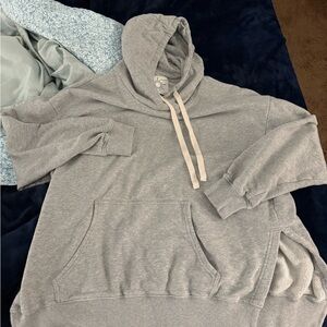 Aerie Heather Gray Oversized Women's Hoodie Sweater